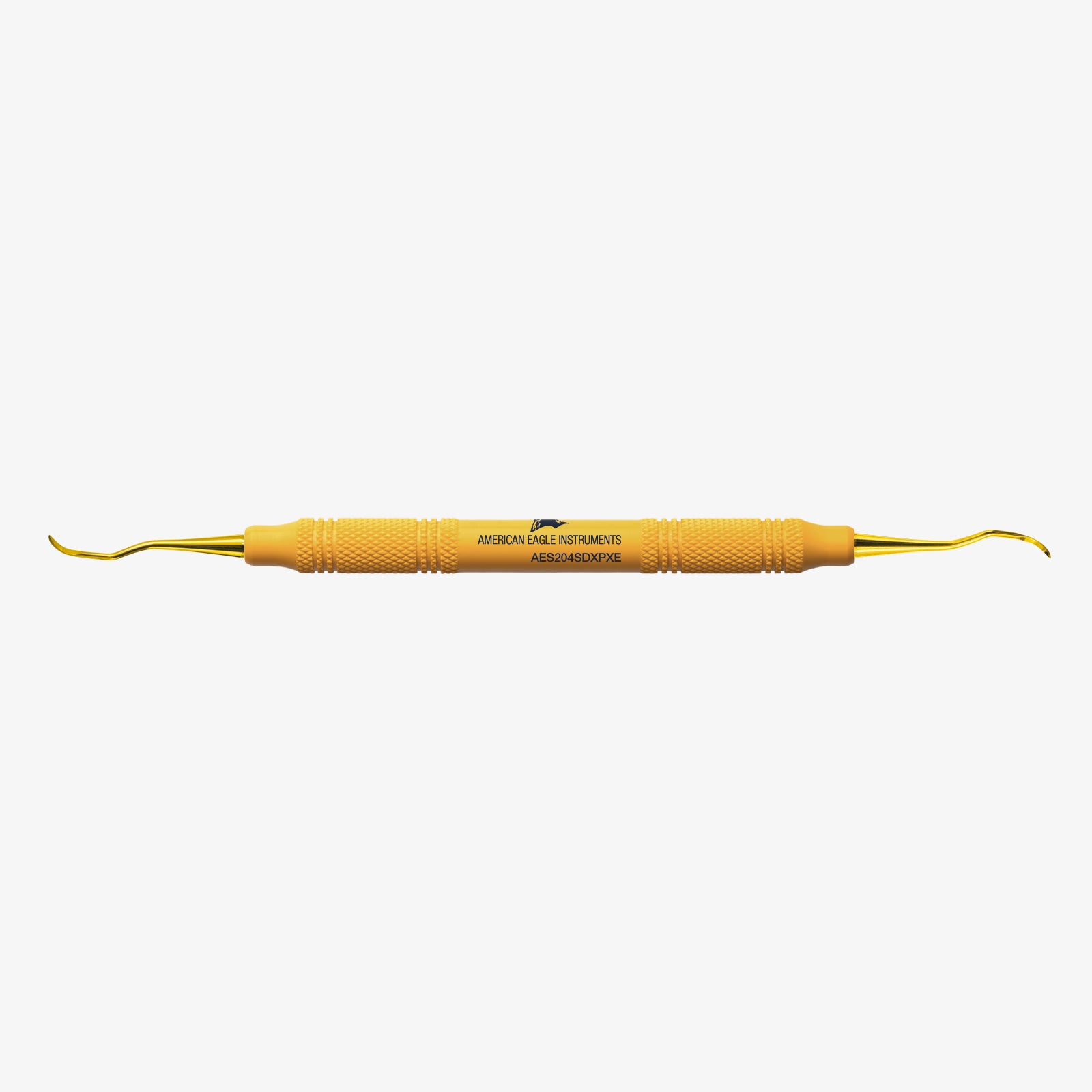American Eagle Instrument AES204SDXPX Double End #204SD Dental Scaler XP With #3/8 Yellow Resin Handle