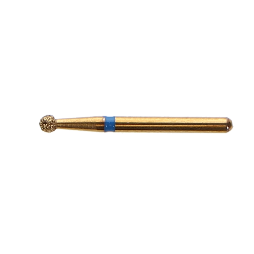 House Brand Dentistry 401955 HSB FG 801-018M Precision Zirconia Round Medium Grit Diamond Burs 5/Pk