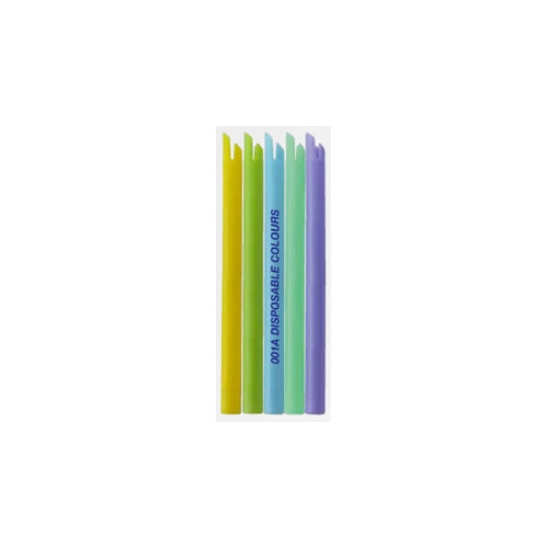 Premium Plus ONE001A-B Vented Slotted Oral Evacuation Tips Assorted Colors 1000/Pk