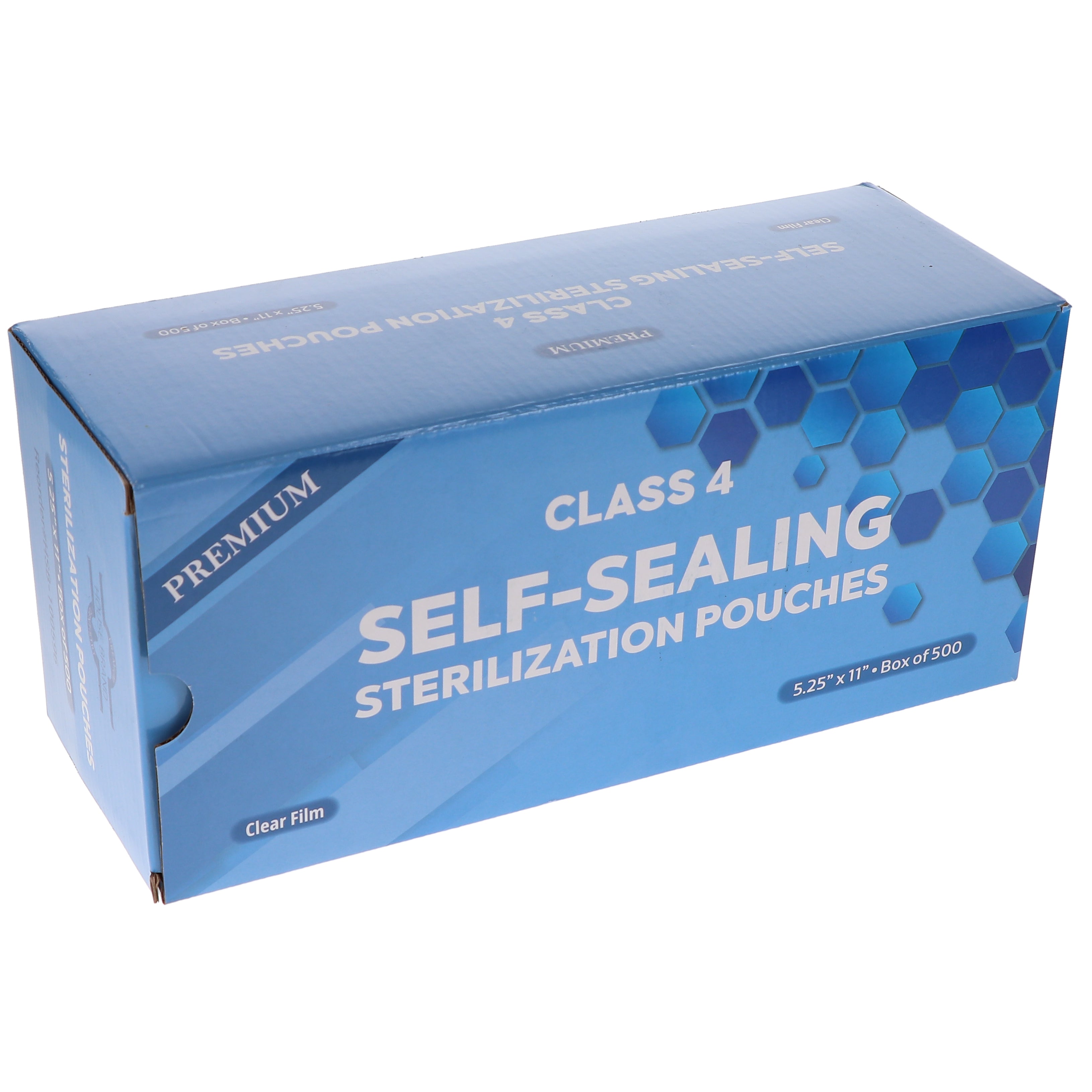 House Brand Dentistry 100596 HSB Self-Sealing Sterilization Pouches 5.25