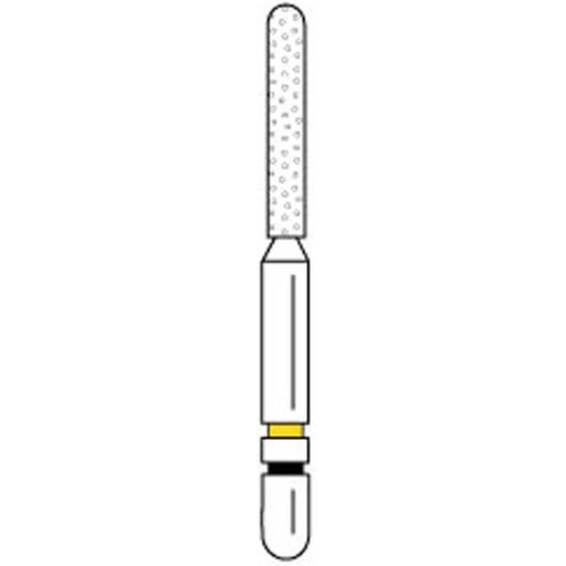 Premier Dental 2013683 Two Striper Ztech Diamond Bur Friction Grip 550.8ZX 3Pk