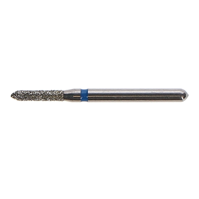 House Brand Dentistry 401902 HSB FG 877-012M Beveled Cylinder Medium Grit Diamond Burs 10/Pk