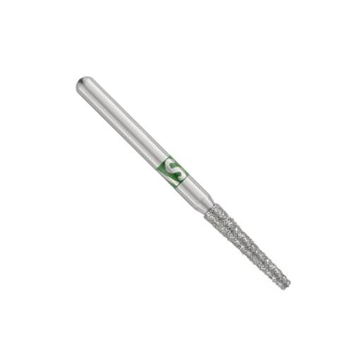 Premier Dental P847016C Priva FG #847-016 Flat End Taper Coarse Grit Diamond Burs Green 5/Pk