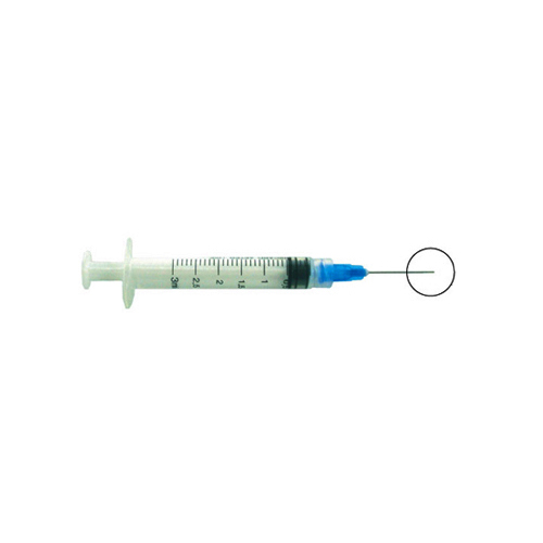 Exel 26129 Luer Lock Syringes 3cc 27 Gauge 1.25