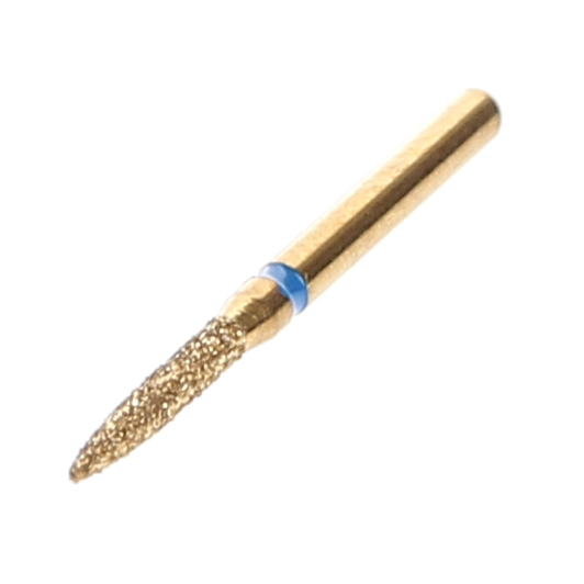 House Brand Dentistry 401949 HSB FG 862-012M Precision Zirconia Flame Medium Grit Diamond Burs 5/Pk