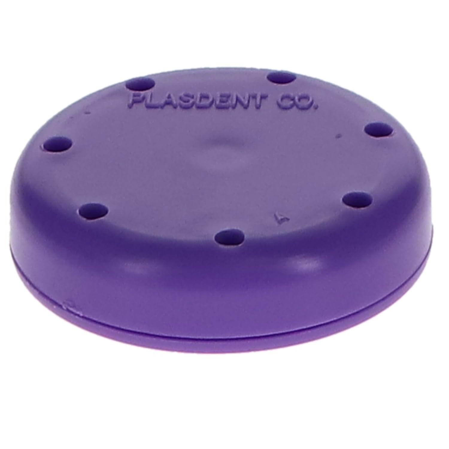 Plasdent 400BSS-10 Small Round Bur Block Magnetic 7 Burs Capacity Neon Purple