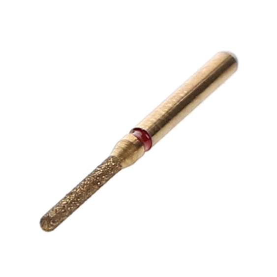 House Brand Dentistry 401961 HSB FG 881-012F Precision Zirconia Round End Cylinder Fine Grit Diamond Burs 5/Pk