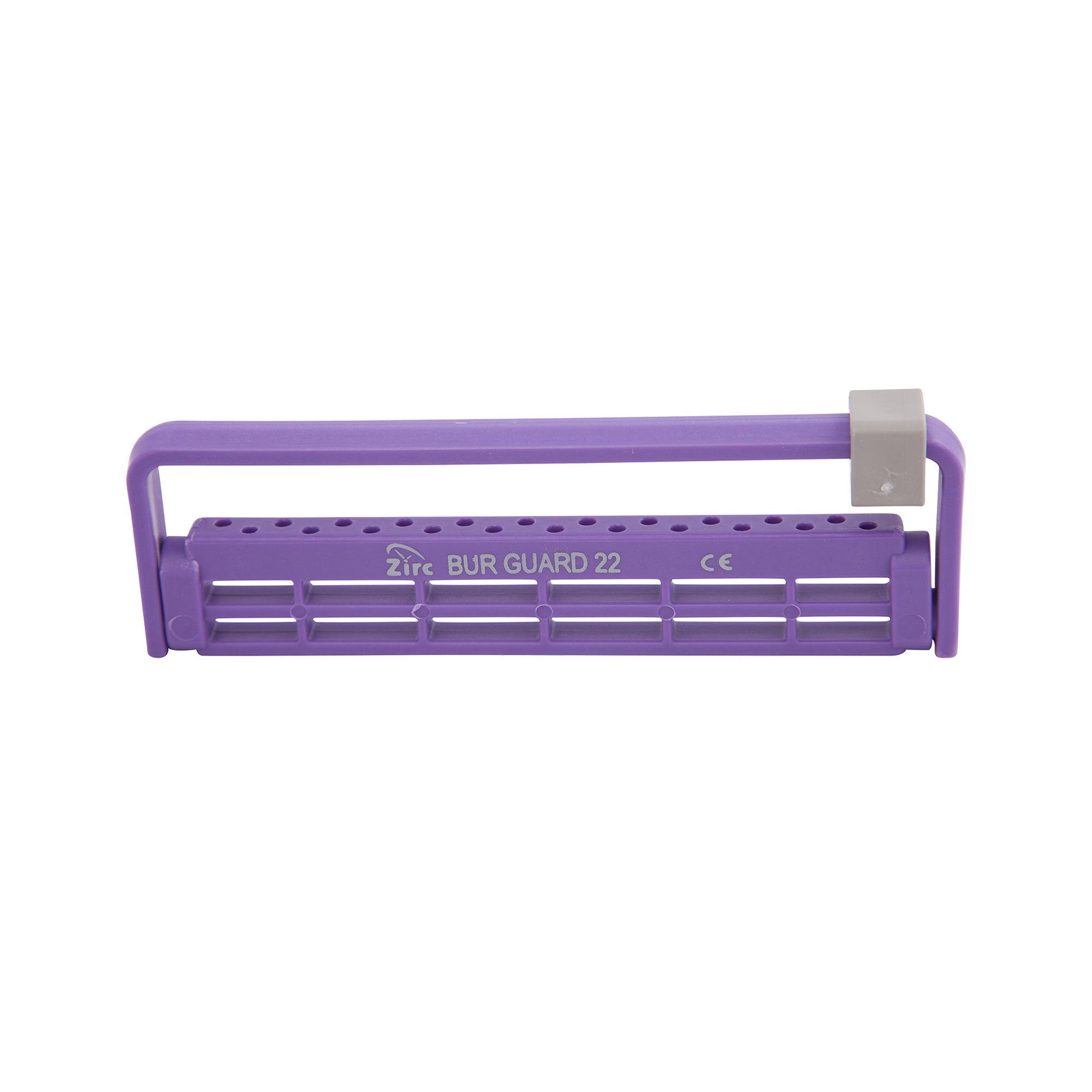 Zirc Dental 50Z410R Steri-Bur Guard 22-Hole Neon-Purple