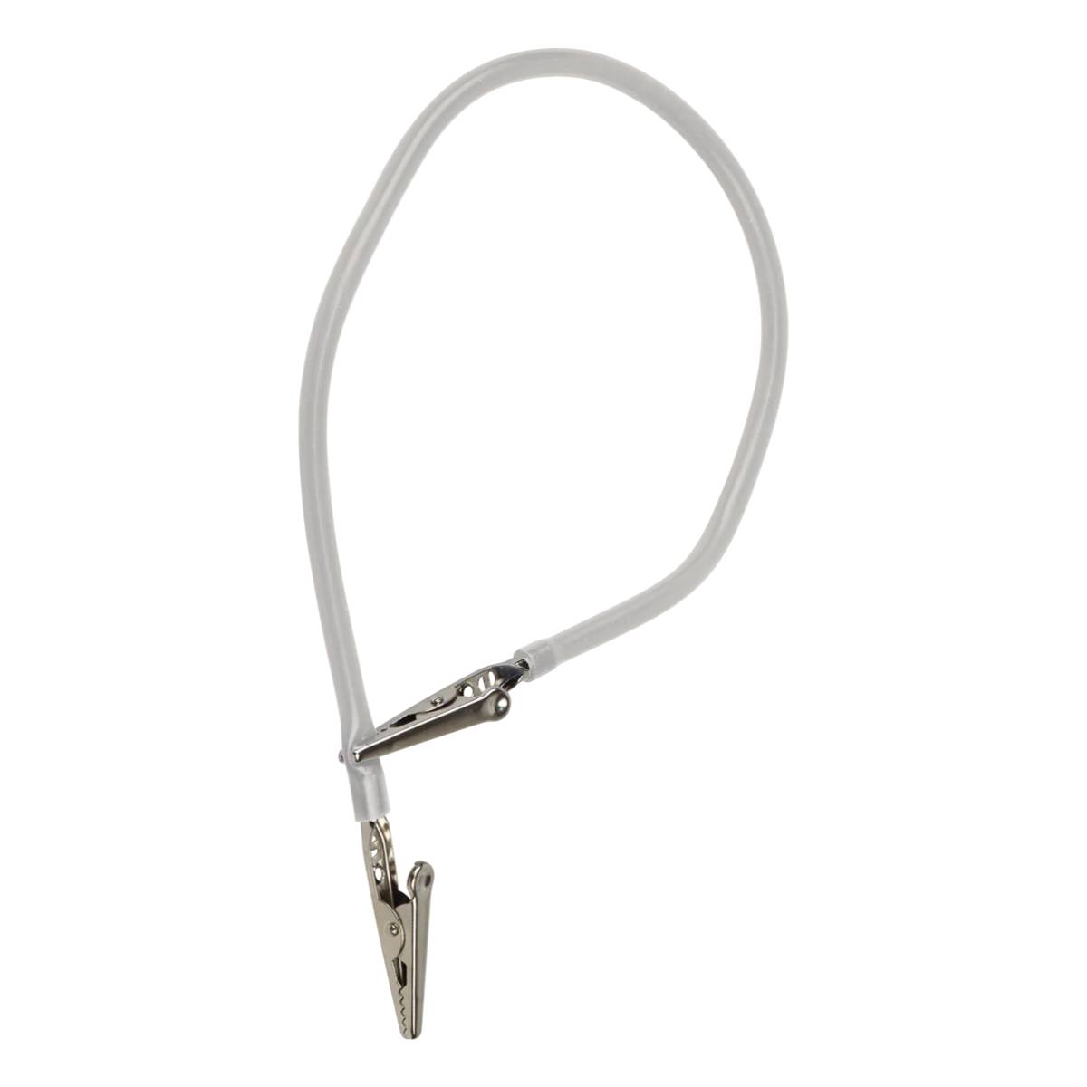 Plasdent 204ABC-1 Dental Patient Bib Clip White Silicone