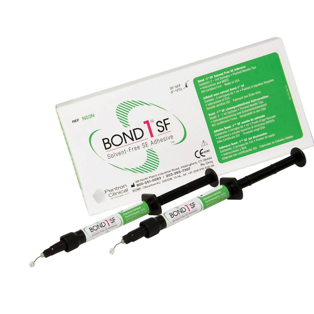 Pentron N03N Bond-1 Solvent Free SE Dental Adhesive Syringes 2/Pk