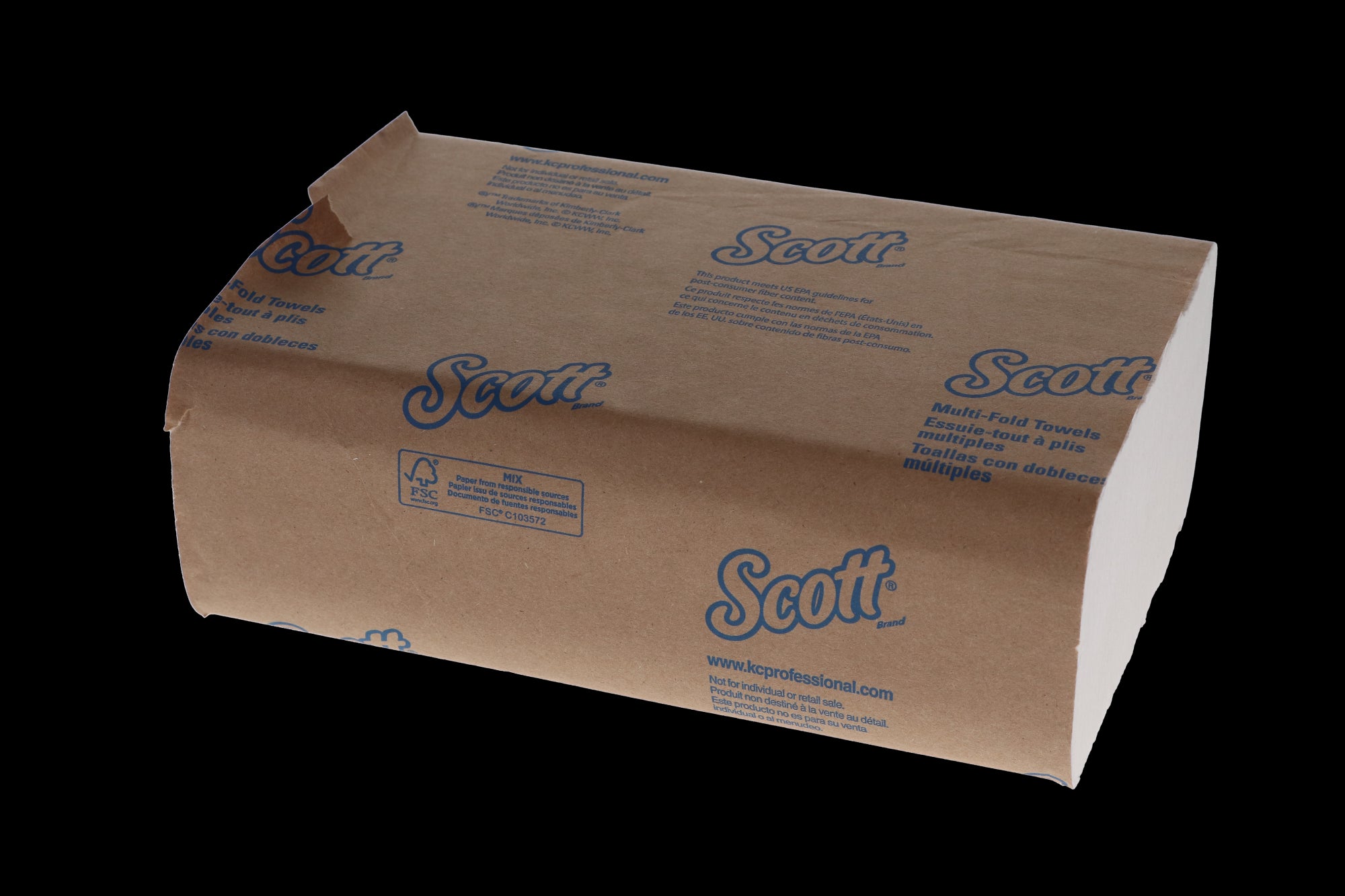 Halyard 01804 Kimberly Clark Scott Essential Multi-Fold Towels 9.2