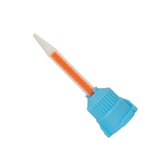 Maxill 53425 Mixpac T-Mixer Mixing Tips 39 Mm 4:1 Ratio Light Blue 48/Pk