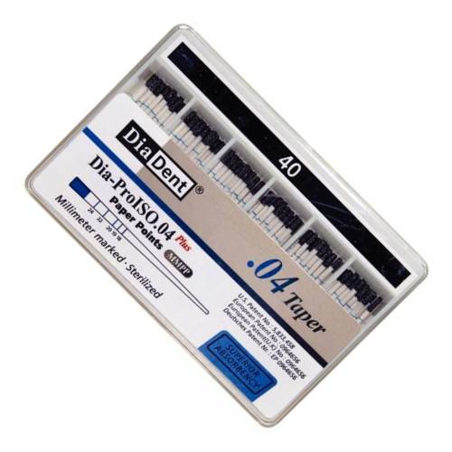 Diadent MP210-608 Dia-ProISO GT Paper Points .04 Spillproof #40 100/Bx
