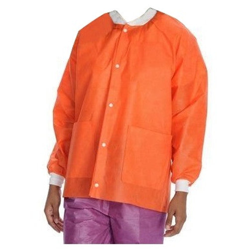 ValuMax 3630ORXS ExtraSafe Lab Jackets Orange Extra Small 10/Pk