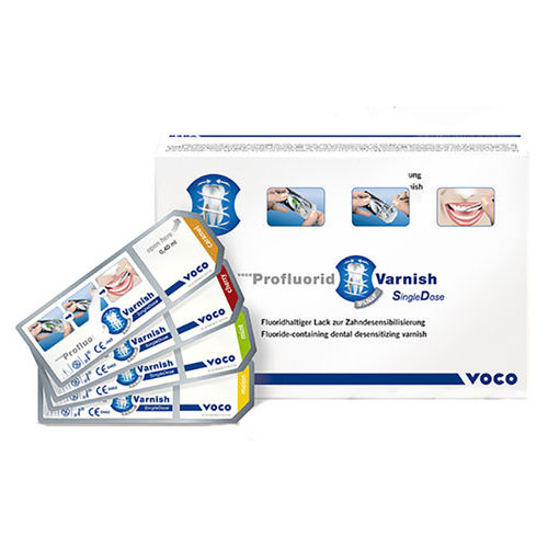 Voco 2225 Profluorid Dental Varnish SingleDose Assorted 48/Pk 0.4mL