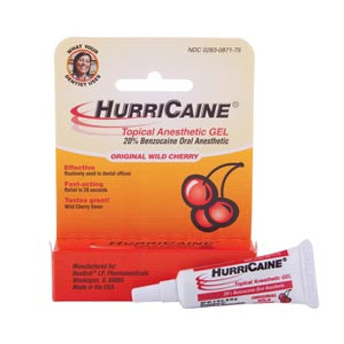 Beutlich 0283-0871-12 Hurricaine Topical Gel Wild Cherry 5.25gm