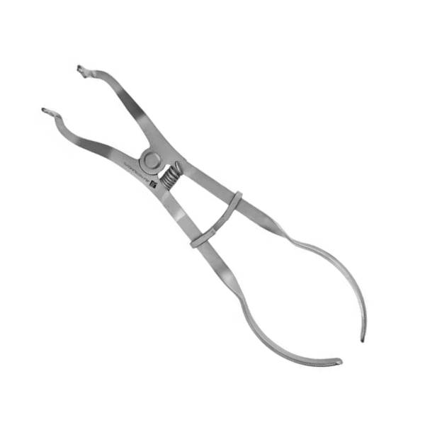 J&J Instruments 11-575 Rubber Dental Dam Forceps Ivory IV Type