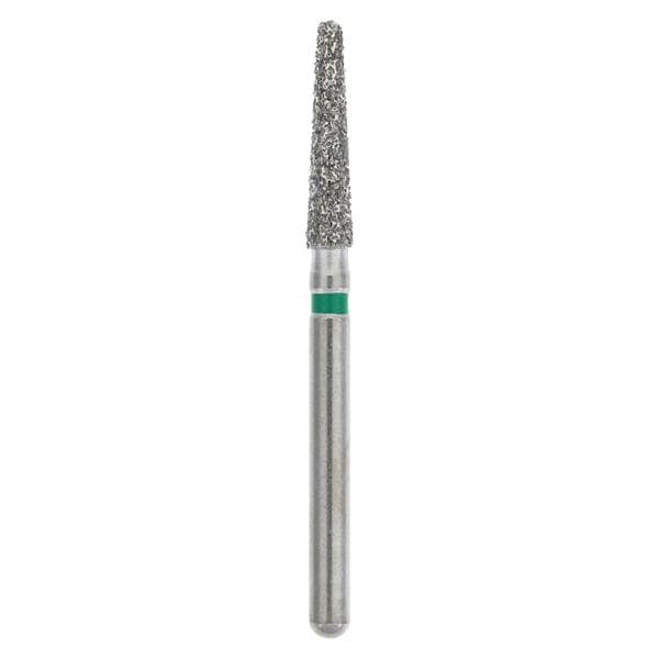 Axis Dental C856-018M NTI FG Short Shank Round End Taper Coarse Grit Diamond Burs 5/Pk