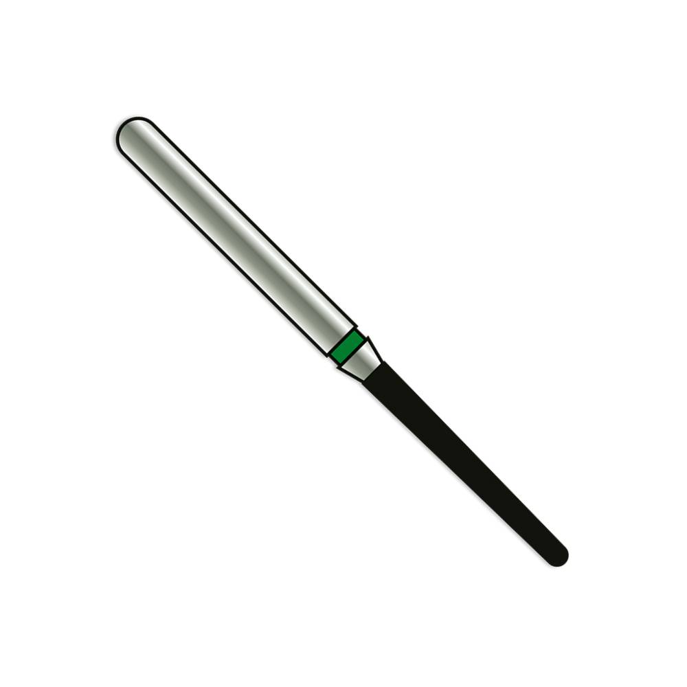 Coltene Whaledent X850C012 Alpen x1 FG #850.012 Round End Taper Coarse Grit Diamond Burs 25/Pk