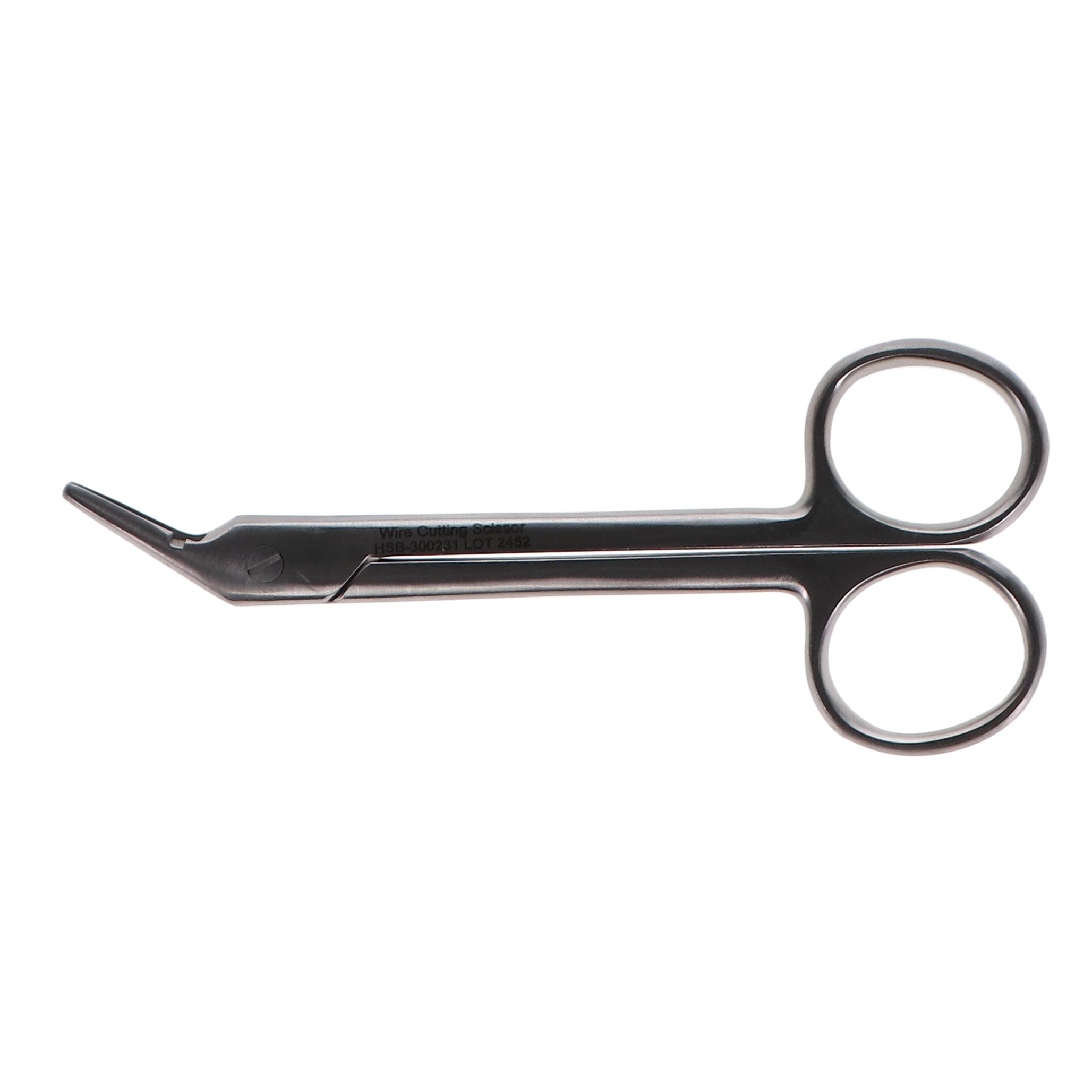 House Brand Dentistry 300231 HSB Wire Cutting Dental Scissors 4.75'' Angled