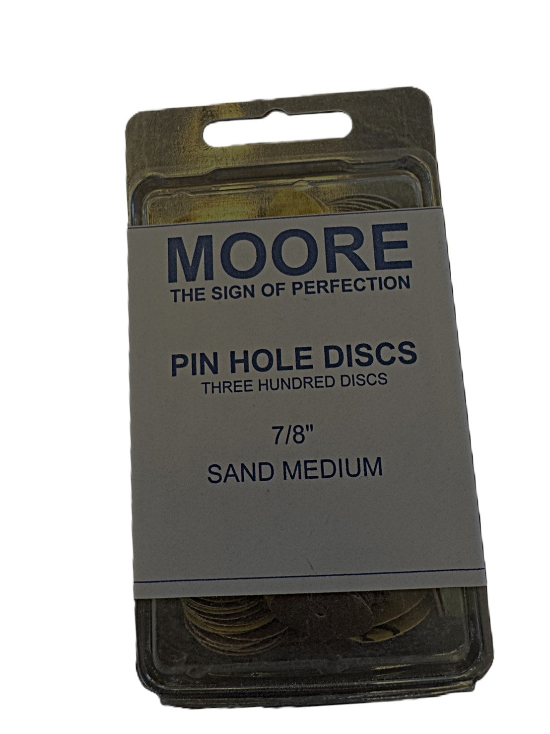 EC Moore PH-78-SMBB Paper Discs Pin Hole Center 7/8