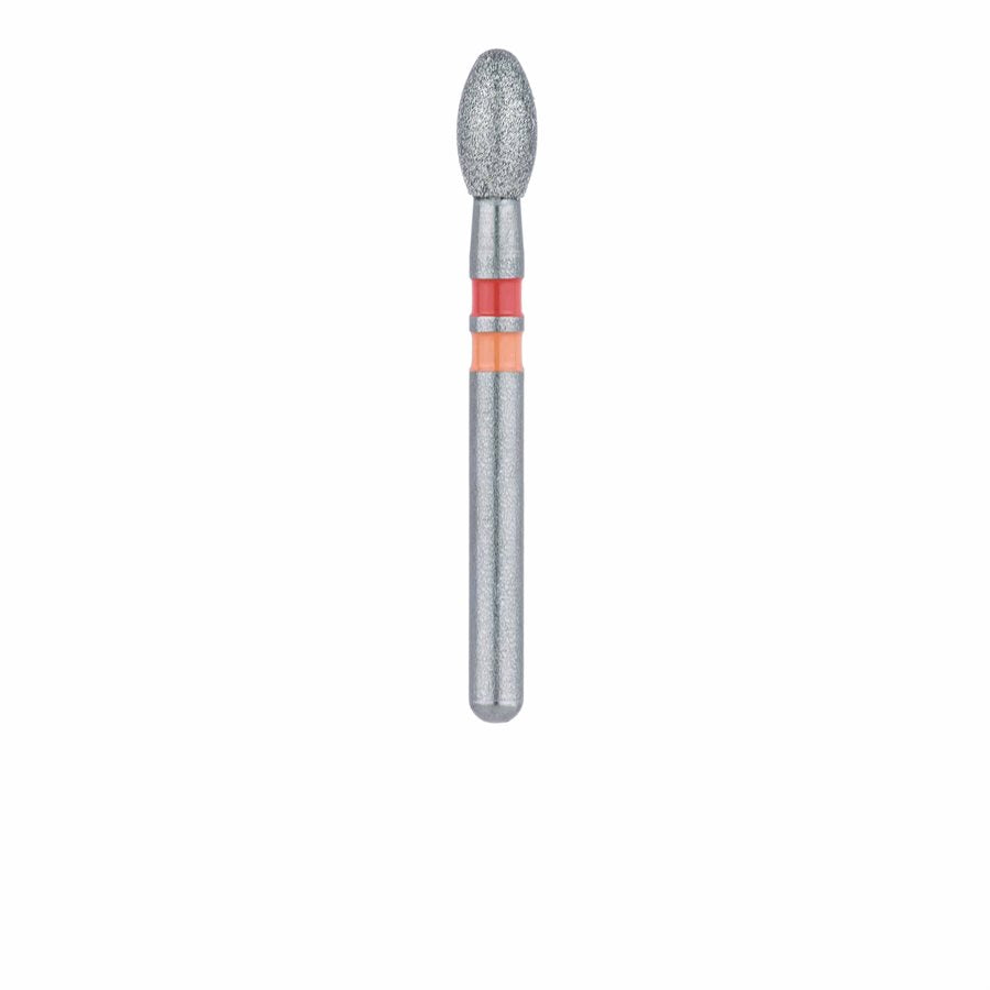 Meisinger Z833F-023-FG Zirconia Egg FG Fine Grit 2.3mm Diamond Burs 5/Pk