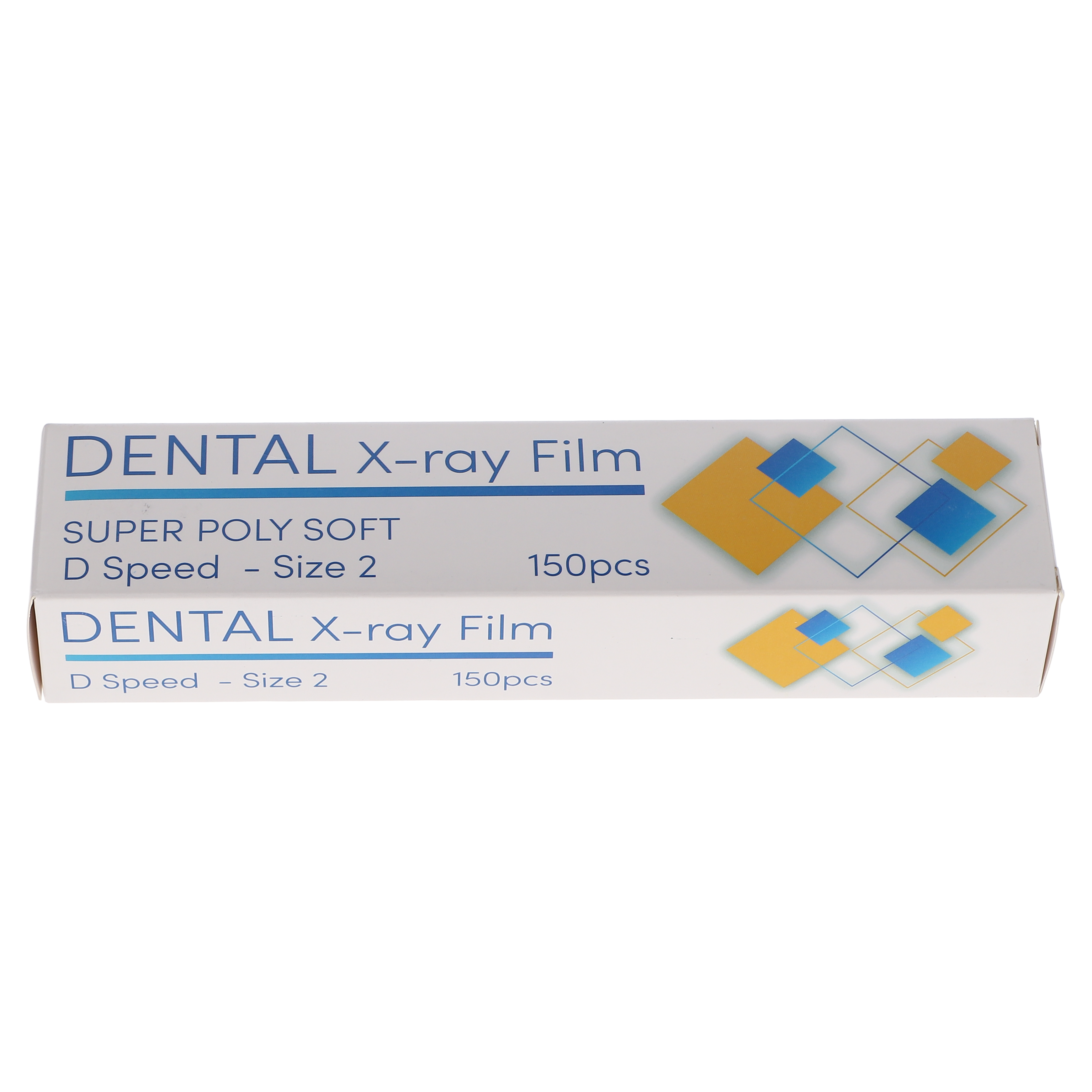 House Brand Dentistry 101214 HSB Dental X-Ray Film DF-58 Size #2 Poly-Soft 150/Pk