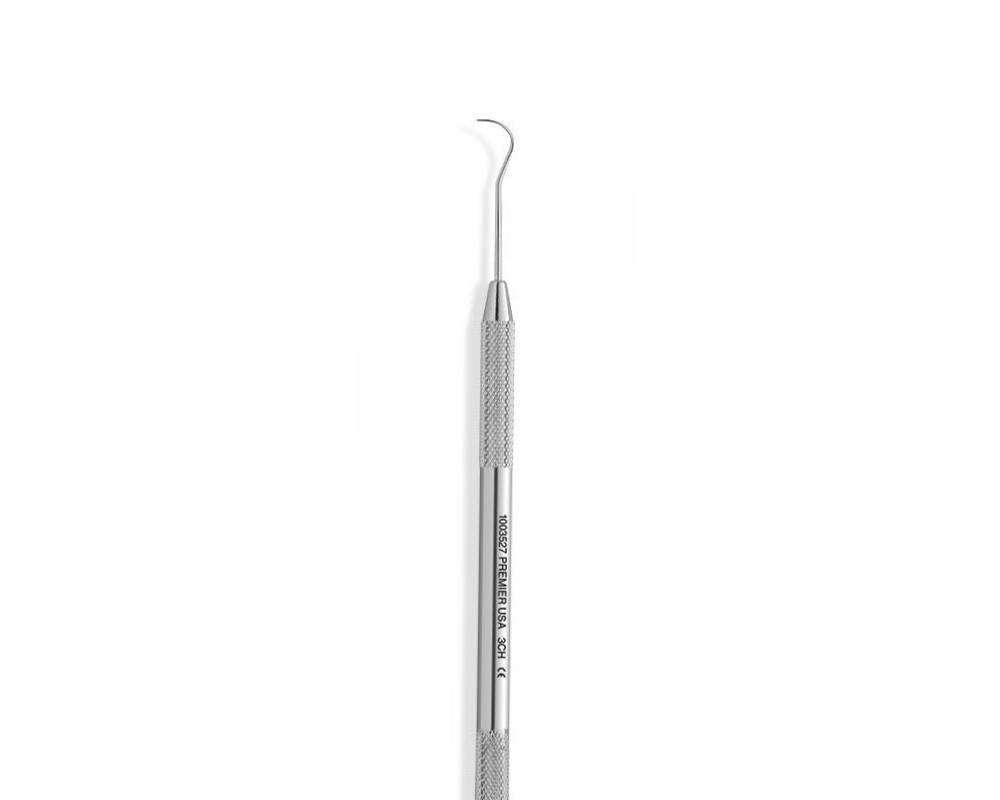 Premier Dental 1003527 Double End #3 Cavity Finder Explorer With Round Handle