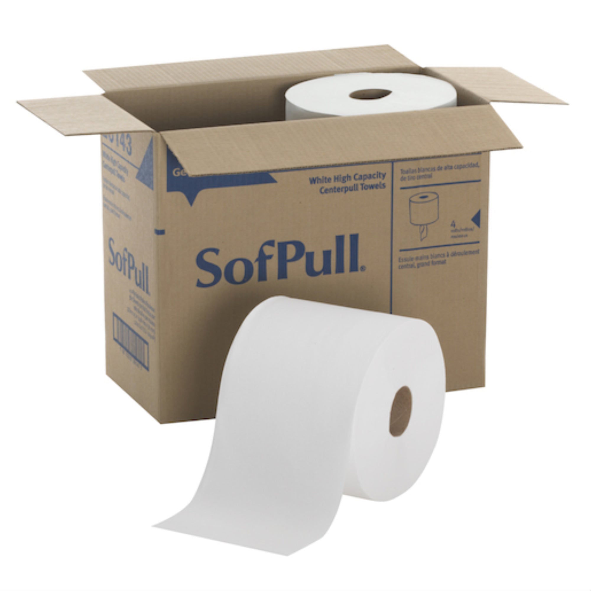 Georgia Pacific 28143 Premium High Capacity Centerpull Towels White 7.800 (W) x 14.800 (L) Sheets 567sht/rl 4 Rl/Cs