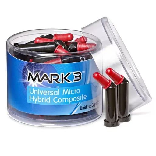 Mark3 4881 Hybrid Dental Composite Unidose Capsules A1 20/Pk 0.315gm