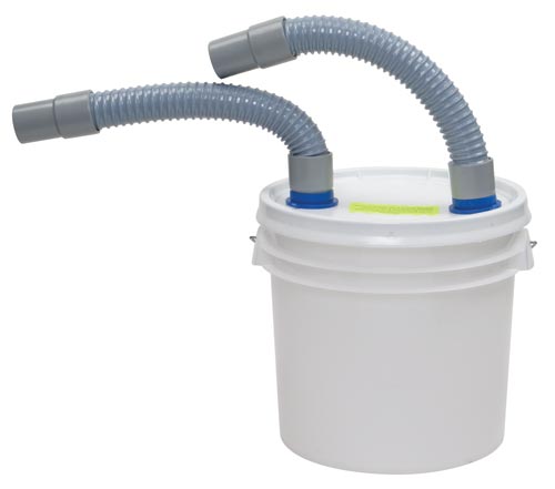 Tiger Plastics DPT-5C Tiger's 5 Gallon Disposable Plaster Trap With Lid