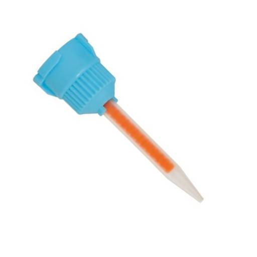 Maxill 53425 Mixpac T-Mixer Mixing Tips 39 Mm 4:1 Ratio Light Blue 48/Pk