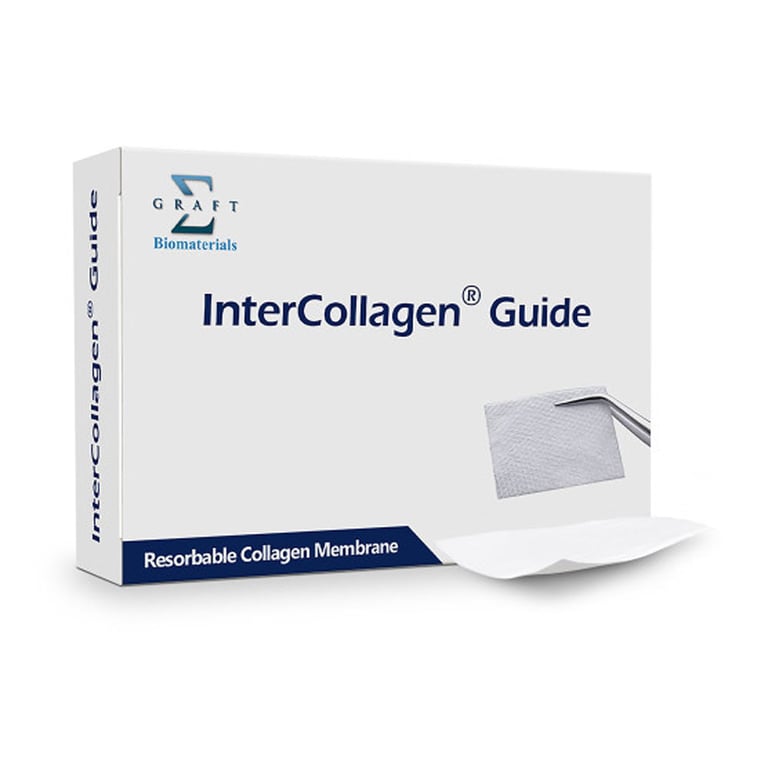 Graft Biomaterials ICG2030 InterCollagen Guide Resorbable Collagen Membrane 20mmx30mm