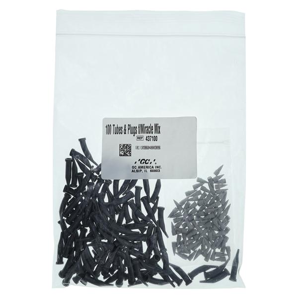GC 437100 Miracle Mix Dental Syringe Kit Tubes & Plugs 100/Pk