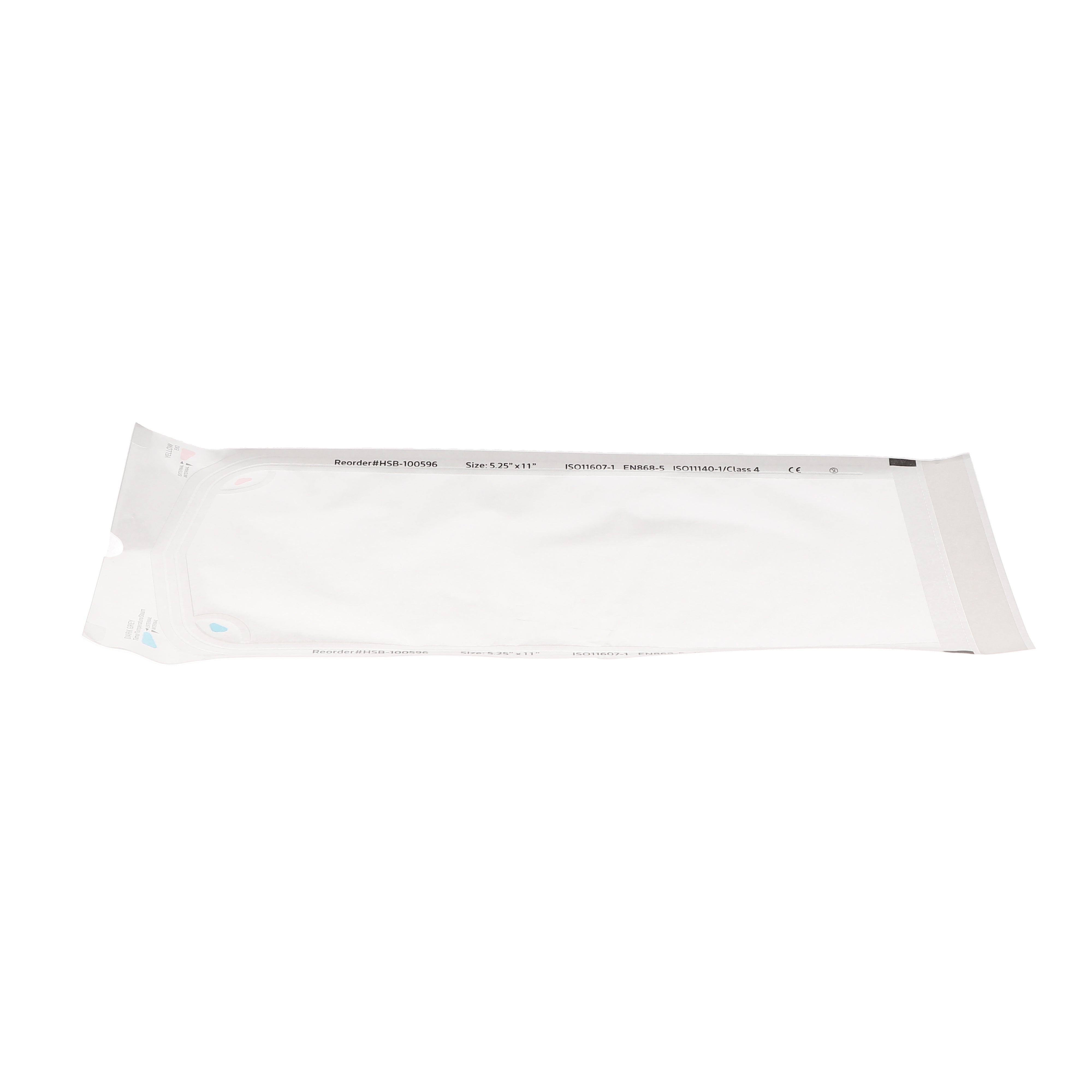 House Brand Dentistry 100596 HSB Self-Sealing Sterilization Pouches 5.25