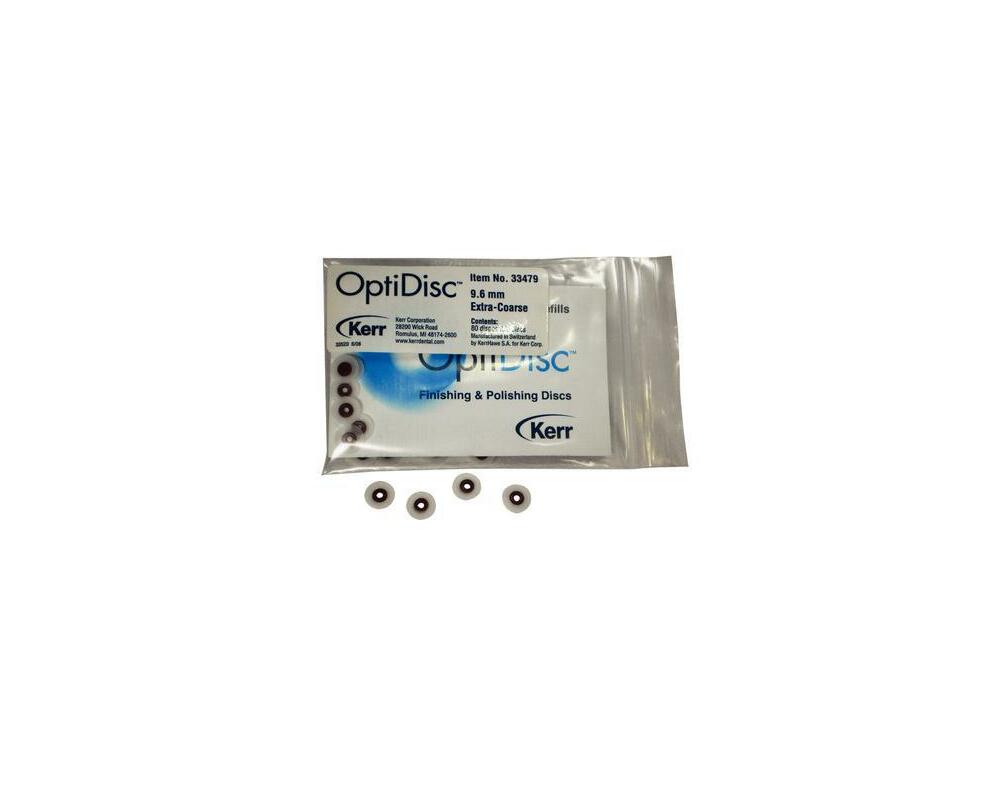 Axis Dental 33479 OptiDisc Finishing & Polishing Discs 9.6mm Extra Coarse Grit 80/Pk