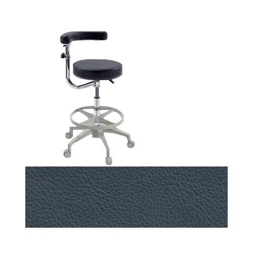 Premium Plus WIN2103-DBLUE Assistant Stool Ultra Stable Base Adjustable Height Dark Blue