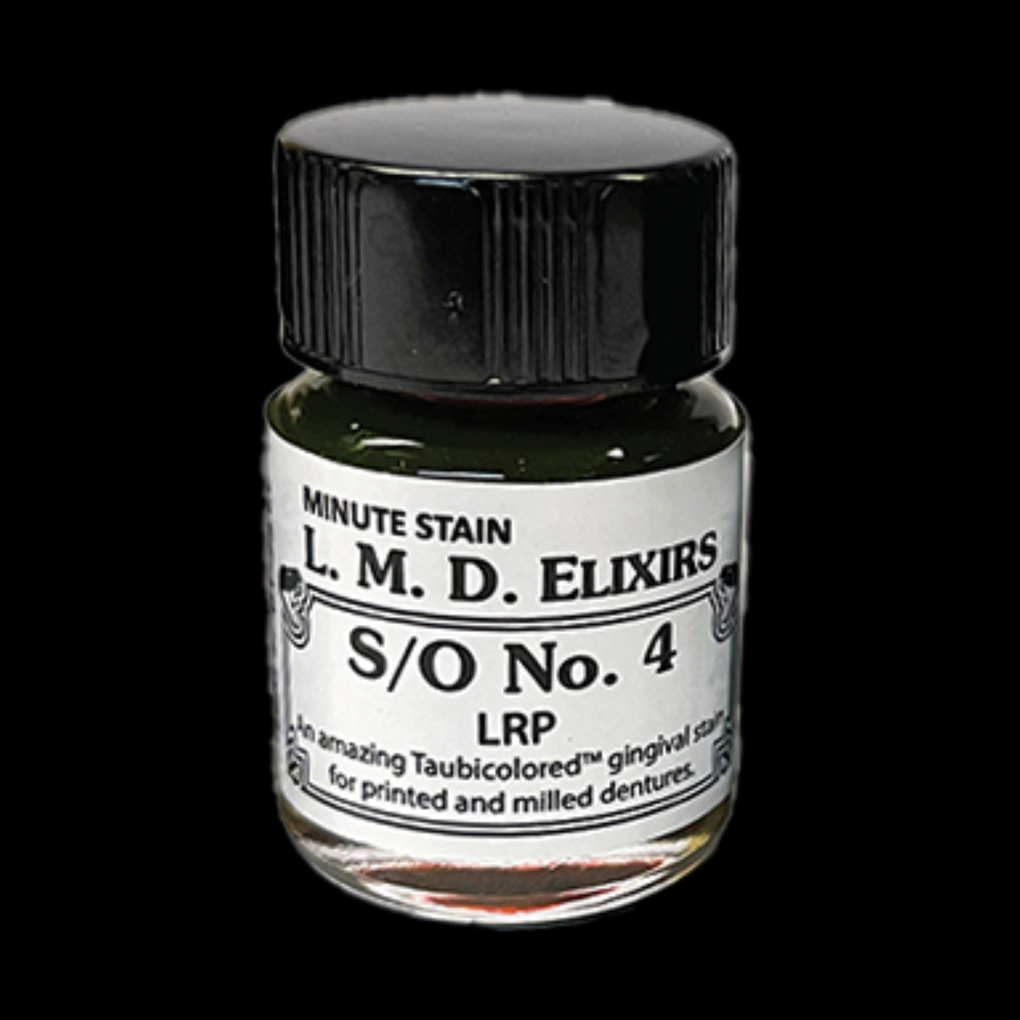 Taub 01-2510 L.M.D. Elixirs S/O NO.4 LRP Dental Liquid 12mL Bottle