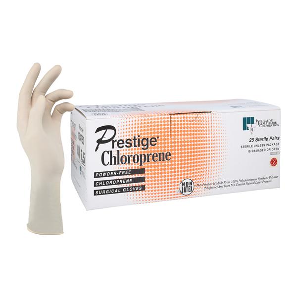 Innovative Healthcare 134750 Prestige Chloroprene Surgical Gloves #7.5 Sterile 25 Pairs
