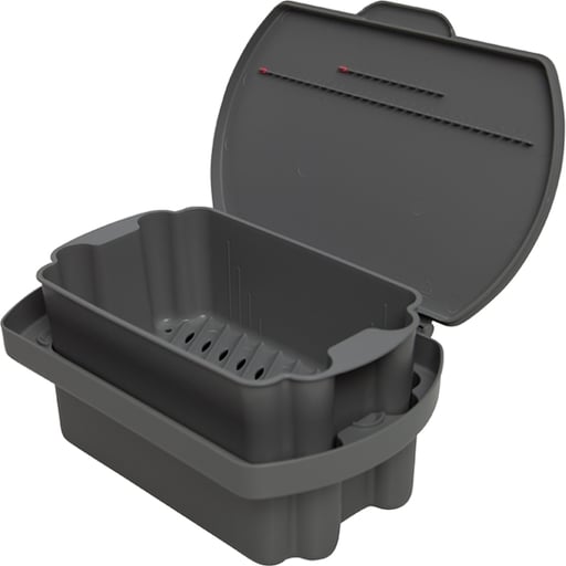 Zirc Dental 50Z805 Steri-Soaker Gray 13-7/8