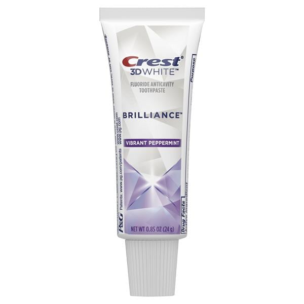 Procter & Gamble 80717080 Crest 3D White Brilliance Toothpaste Peppermint 72/Cs 0.85 Oz