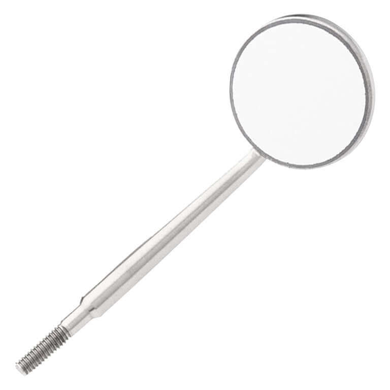 Miltex Instrument 67-676/5 Magnifying Dental Mirrors #5 Stainless Steel 12/Pk