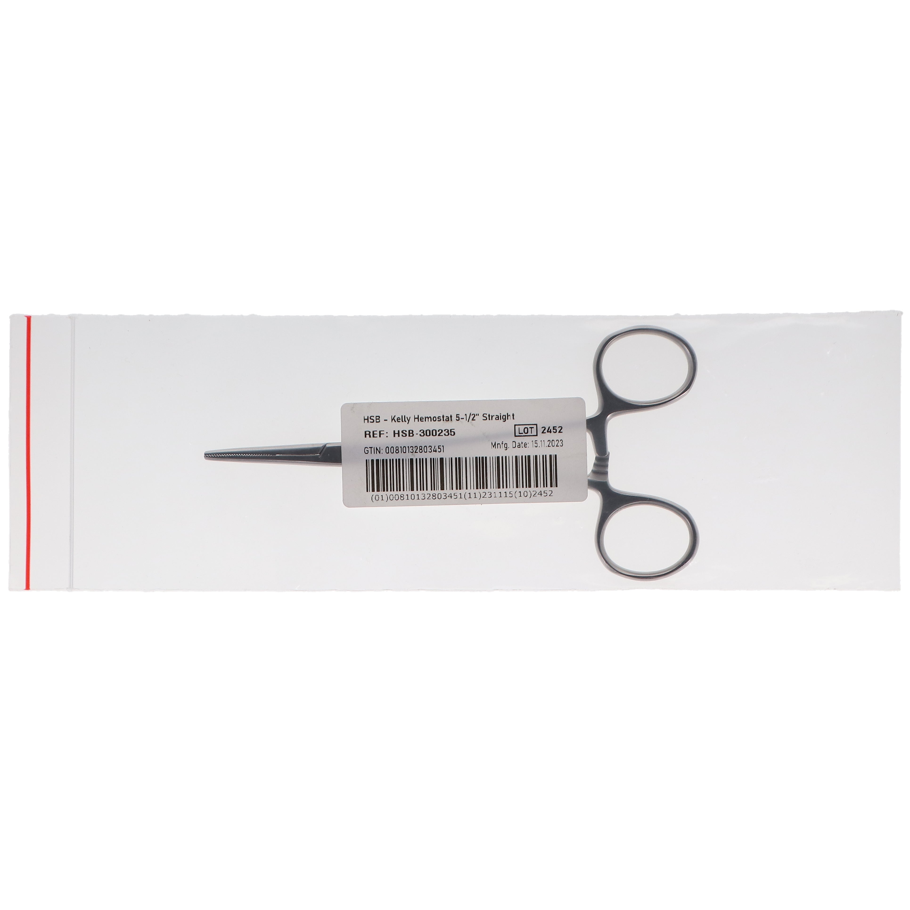 House Brand Dentistry 300235 HSB Kelly Hemostat Forceps 5.5