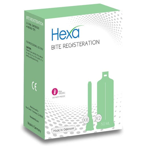 Hygedent HB-002L Hexa Dental Bite Registration Material Fast Set 2/Pk 50mL
