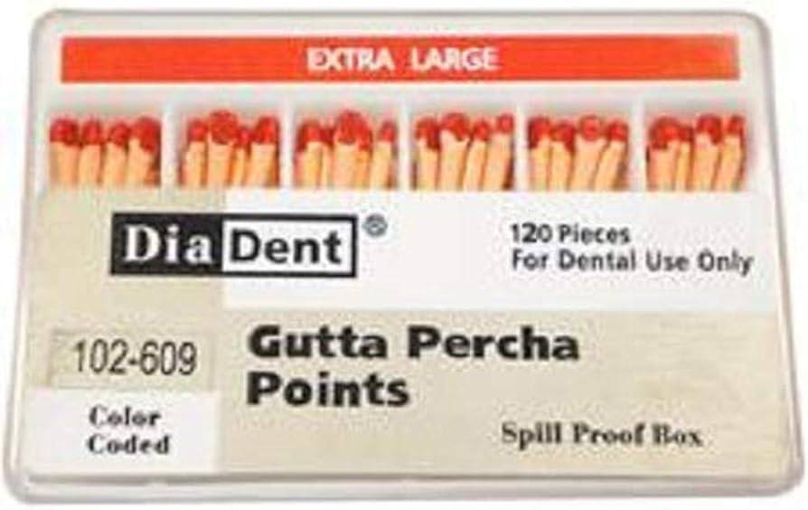 Dia ML102-609 Color-Coded Gutta Percha Spillproof #XL 120/Box