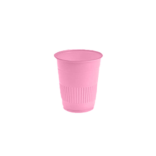Mark3 1320PI Disposable Plastic Drinking Cups Pink/Mauve 1000/cs 5oz
