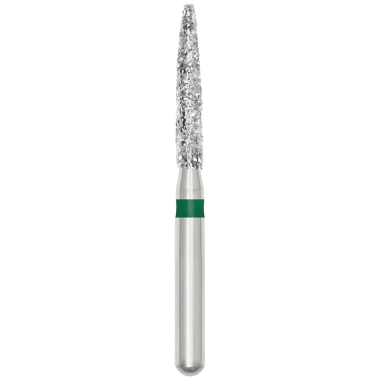 SS White 91337-5 Revelation FG 862-014C-S Short Shank Flame Coarse Grit Diamond Burs 5/Pk