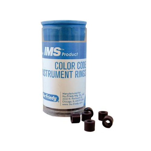 Hu-Friedy IMS-1284 Color Code Dental Instrument Rings Regular Brown 50/Pk