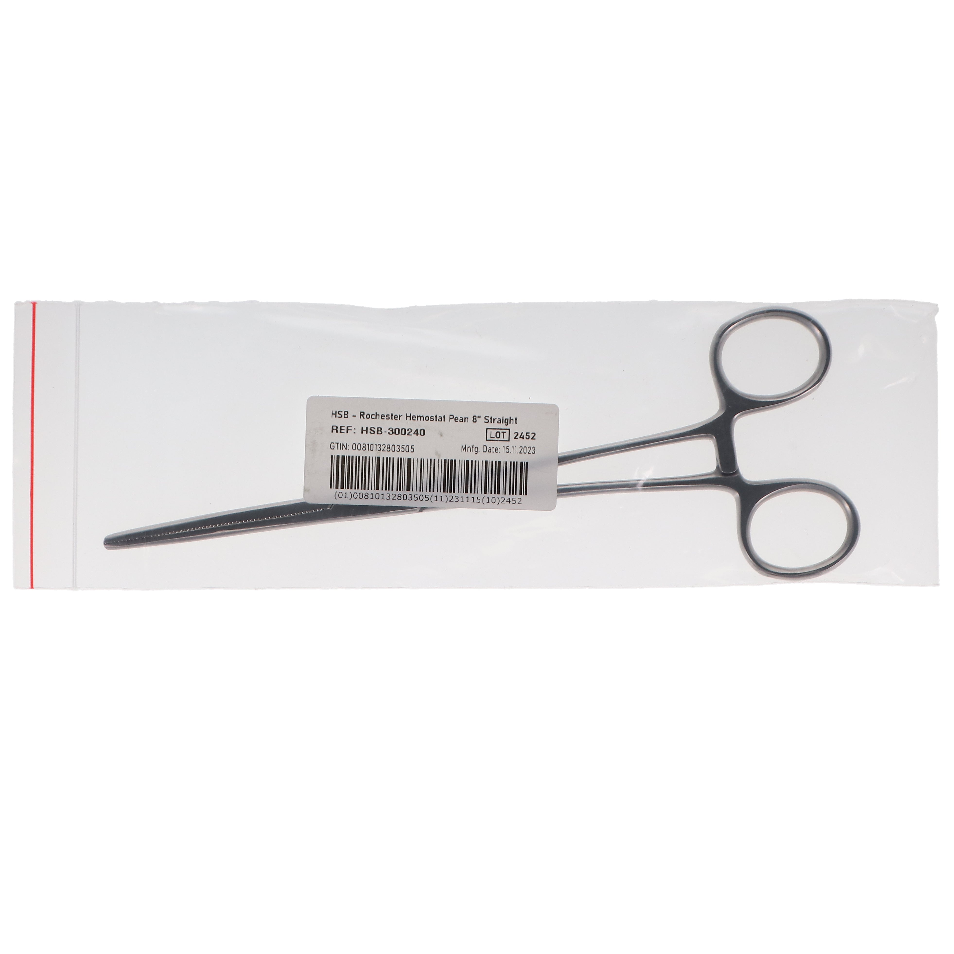 House Brand Dentistry 300240 HSB Rochester-Pean Hemostat 8'' Straight