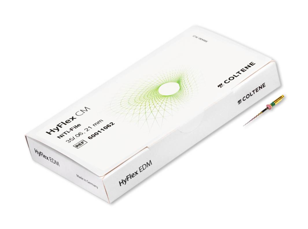 Coltene Whaledent H8210635 HyFlex CM Endodontic NiTi Files 35/.06 21mm 6/Pk
